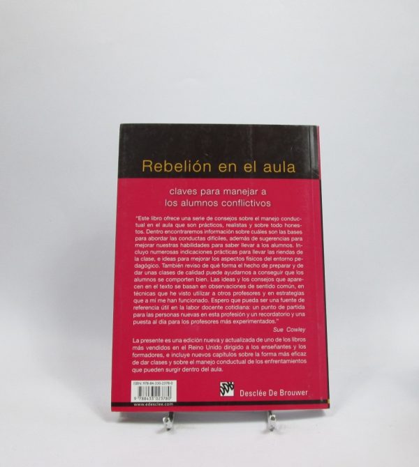 9788433023780_rebelion-en-el-aula-claves-para-manejar-a-los-alumnos-conflictivos_back-4.jpg Rebelión en el aula: claves para manejar a los alumnos conflictivos