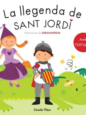 La llegenda de sant jordi. amb textures